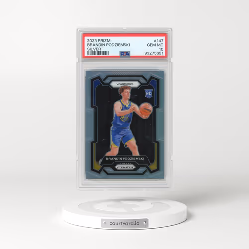 2023 Panini Prizm #147 Brandin Podziemski - Silver Prizm (PSA 10 GEM MINT)