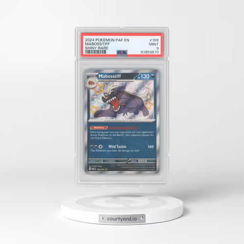 2024 Paldean Fates #188 Mabosstiff - Holo (PSA 9 MINT)