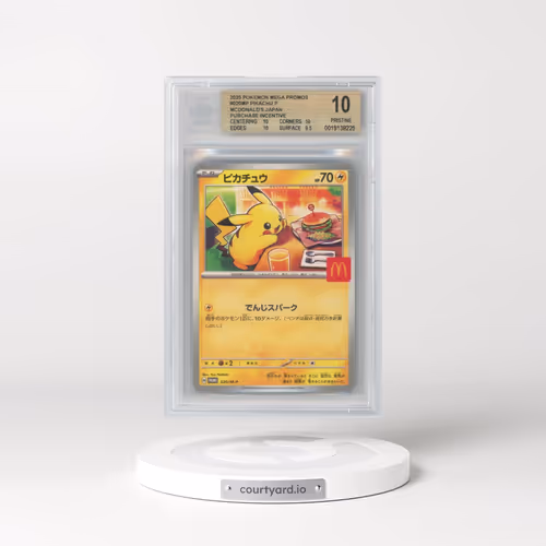 2025 Pokémon M-P Promo #020 Pikachu - McDonald's (BGS 10 PRISTINE)