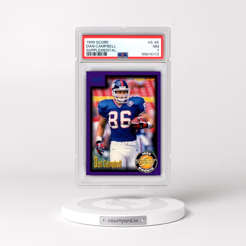 1999 Score Supplemental #S-45 Dan Campbell (PSA 7 NM)