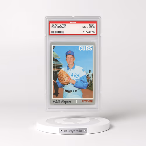 1970 Topps #334 Phil Regan (PSA 8 NM-MT)