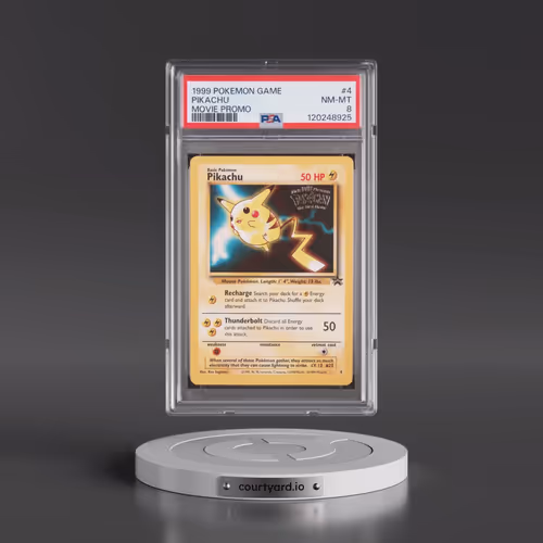 1999 Pokémon Game Movie #4 Pikachu - Movie Promo (PSA 8 NM-MT)