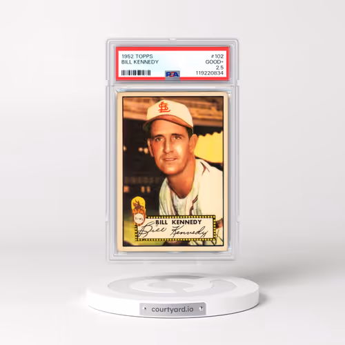 1952 Topps #102 Bill Kennedy (PSA 2.5 GOOD+)