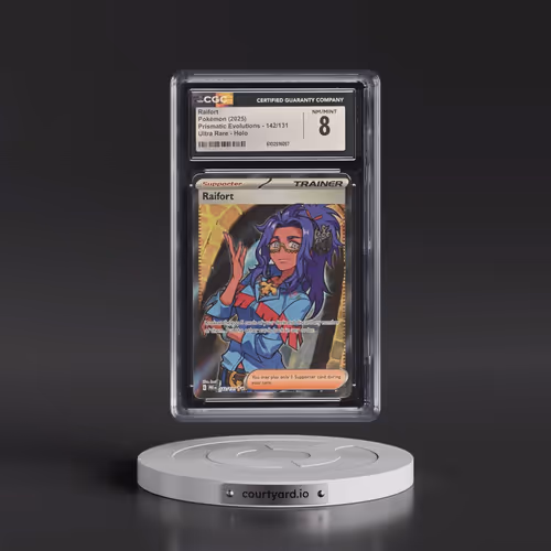 2025 Prismatic Evolutions - PRE EN #142/131 Raifort - Ultra Rare Holo (CGC 8 NM-MT)