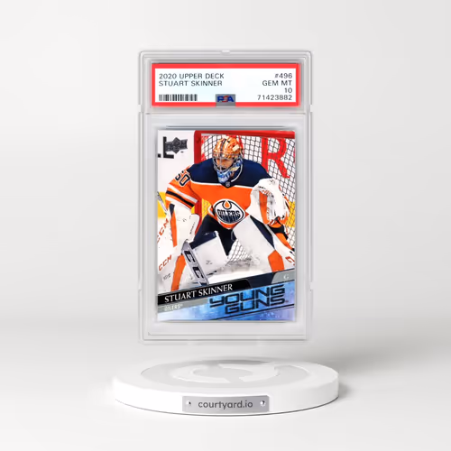 2020 Upper Deck #496 Stuart Skinner (PSA 10 GEM MINT)