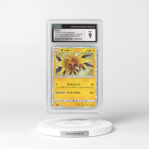 2023 Japanese Trading Card Game Classic #12 Zapdos - Holo (CGC 9 MINT)