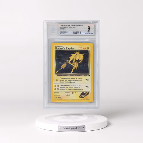 2000 Gym Challenge #15 Rocket's Zapdos - Holo (BGS 9 MINT)