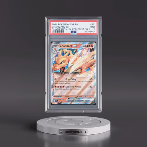 2024 Pokémon Svp EN-SV Black Star Promo #161 Charizard EX - Holo Charizard EX Super-Premium Collecti