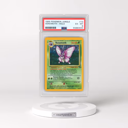 1999 Pokémon Jungle #13 Venomoth - Holo (PSA 6 EX-MT)