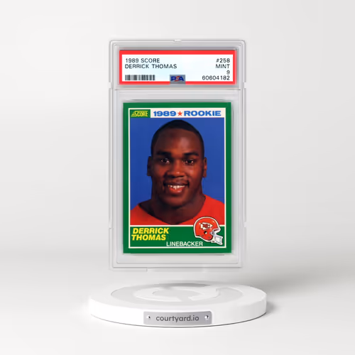 1989 Score #258 Derrick Thomas (PSA 9 MINT)