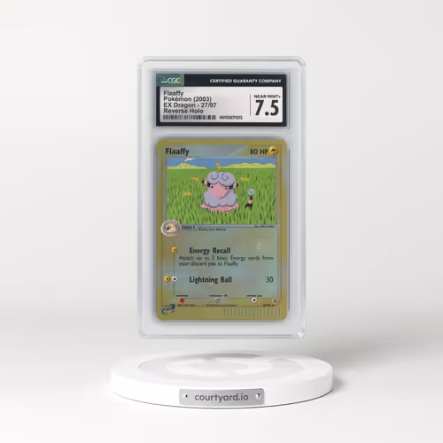 2003 EX Dragon (2003 Copyright, w/ "e" Symbol) #27/97 Flaaffy - Reverse Holo (CGC 7.5 NM+)