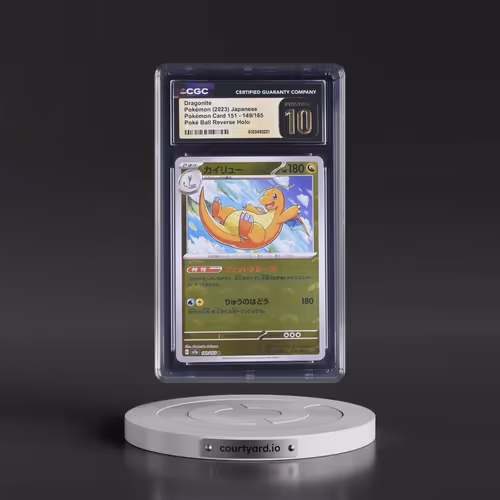2023 Pokémon Card 151 #149/165 Dragonite - Poké Ball Holo (CGC 10 PRISTINE)