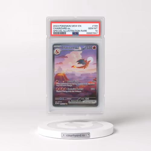 2023 Pokémon Mew EN-151 #199 Charizard EX - Holo Special Illustration Rare (PSA 10 GEM MINT)