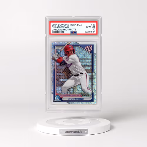 2024 Bowman Mega Box Chrome Prospects #23 Dylan Crews (PSA 10 GEM MINT)
