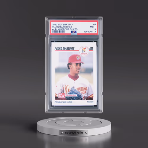 1992 Skybox Aaa #5 Pedro Martinez - Albuquerque Dukes (PSA 9 MINT)