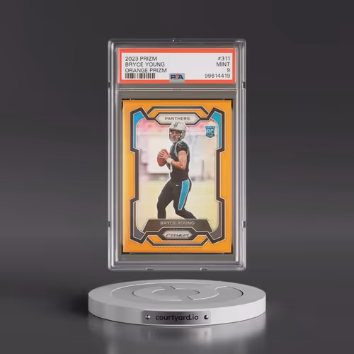 2023 Panini Prizm #311 Bryce Young - Orange Prizm (PSA 9 MINT)