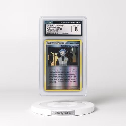 2009 Platinum #105/127 Cyrus's Conspiracy - Reverse Holo (CGC 8 NM-MT)