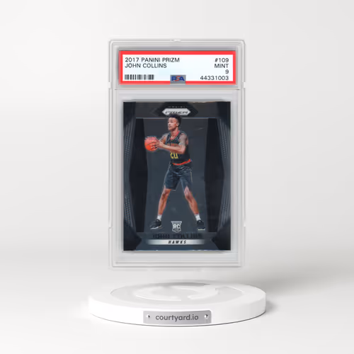 2017 Panini Prizm #109 John Collins (PSA 9 MINT)