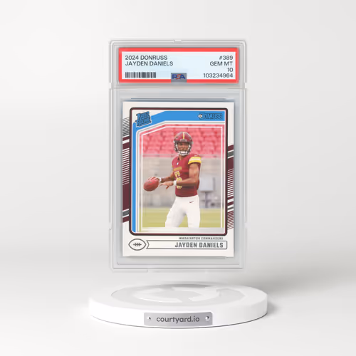 2024 Panini Donruss #389 Jayden Daniels (PSA 10 GEM MINT)
