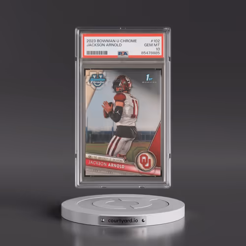 2023 Bowman University Chrome #102 Jackson Arnold (PSA 10 GEM MINT)