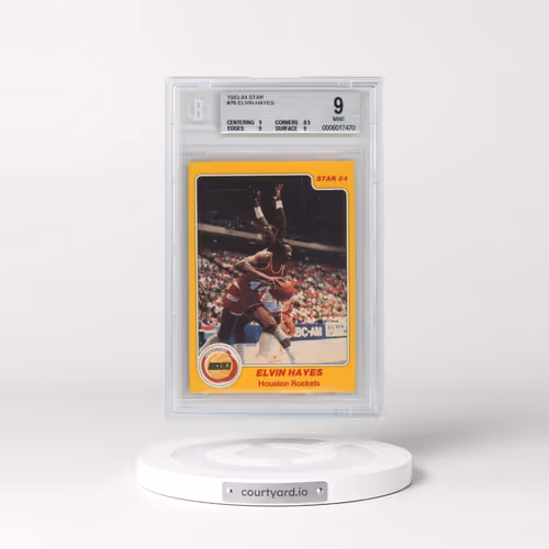 1983-84 Star #76 Elvin Hayes (BGS 9 MINT)