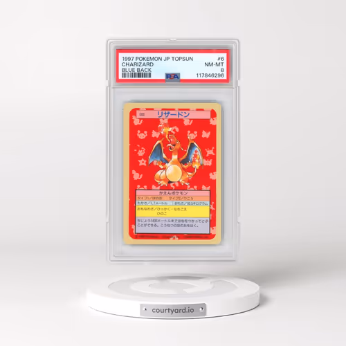 1997 Pokémon Topsun #6 Charizard - Blue Back (PSA 8 NM-MT)