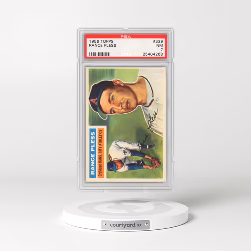 1956 Topps #339 Rance Pless (PSA 7 NM)