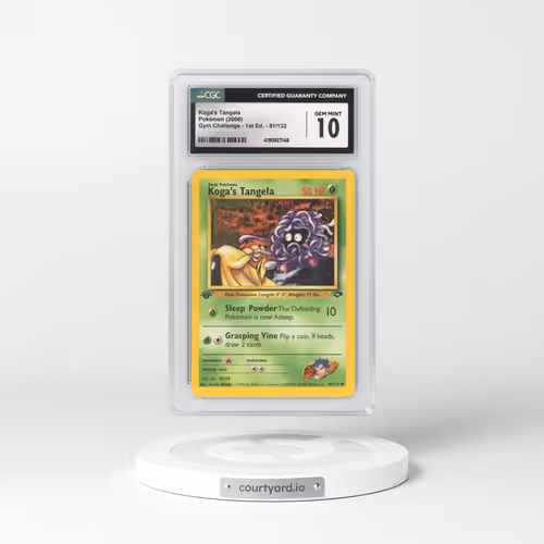 2000 Gym Challenge #81 Koga's Tangela - 1st Edition 1st Edition (CGC 10 GEM MINT)