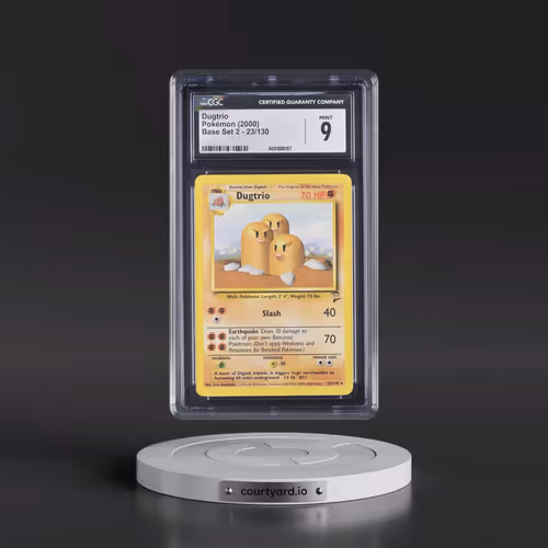 2000 Base Set 2 #23/130 Dugtrio (CGC 9 MINT)