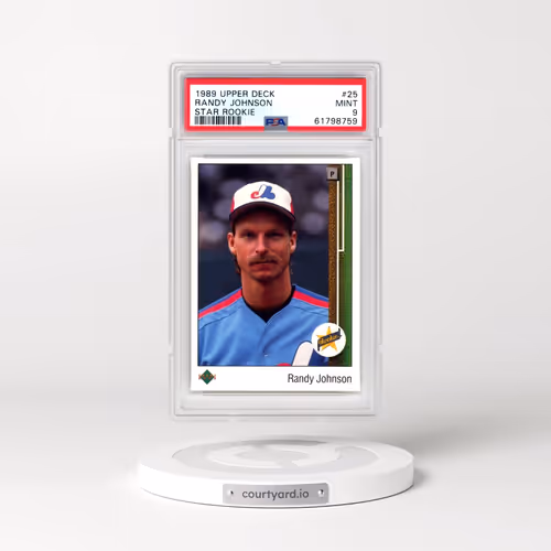 1989 Upper Deck #25 Randy Johnson - Star Rookie (PSA 9 MINT)