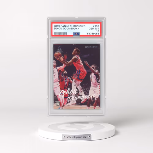 2019 Panini Chronicles #153 Sekou Doumbouya (PSA 10 GEM MINT)