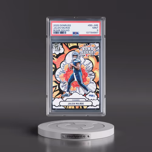 2025 Panini Donruss Bomb Squad #BS-JME Jalen Milroe (PSA 9 MINT)