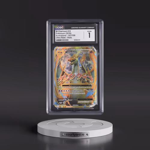 2016 Evolutions #101/108 M Charizard EX - Ultra Rare Holo (CGC 1 PR)