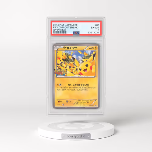 2014 Pokémon XY Promo #68 Pikachu Outbreak! (PSA 6 EX-MT)