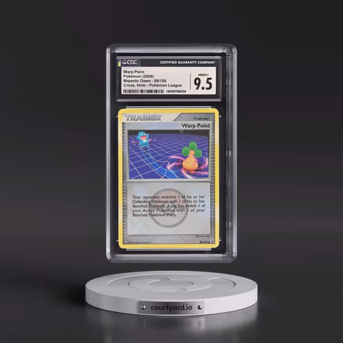 2008 Majestic Dawn #88/100 Warp Point - Pokémon League Crosshatch Holo (Cross. Holo) (CGC 9.5 MINT+)