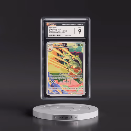 2025 Pokémon Dri EN-Destined Rivals #188 Hydrapple - Illustration Rare (CGC 9 MINT)