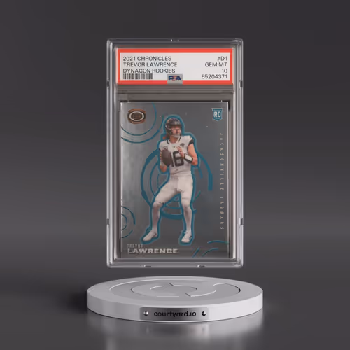 2021 Panini Chronicles Dynagon Rookies #D1 Trevor Lawrence (PSA 10 GEM MINT)