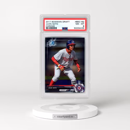 2017 Bowman Draft #BDC162 Juan Soto - Chrome (PSA 8 NM-MT)