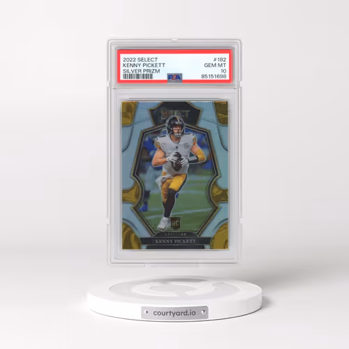 2022 Panini Select #182 Kenny Pickett - Silver Prizm (PSA 10 GEM MINT)