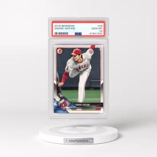 2018 Bowman #49 Shohei Ohtani (PSA 10 GEM MINT)