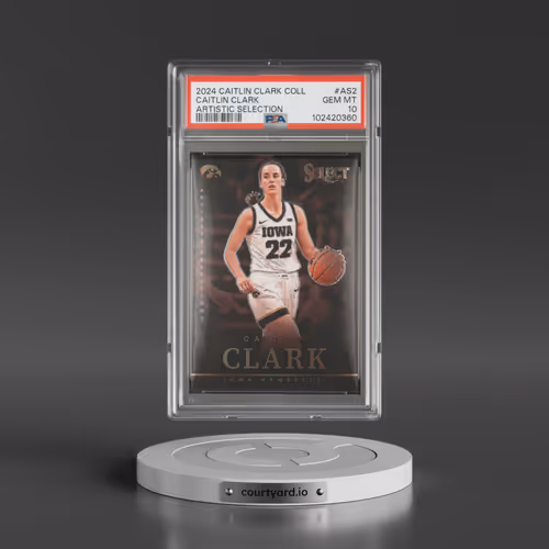 2024 Panini Caitlin Clark Collection Artistic Selection #AS2 Caitlin Clark (PSA 10 GEM MINT)