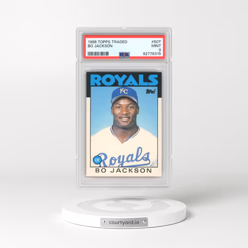 1986 Topps Traded #50T Bo Jackson (PSA 9 MINT)