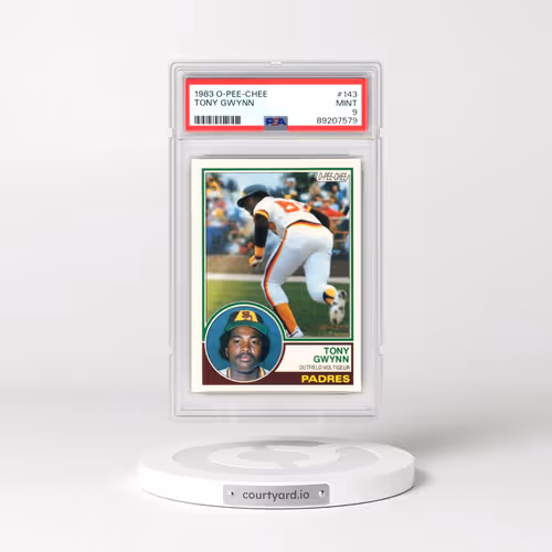 1983 O-Pee-Chee #143 Tony Gwynn (PSA 9 MINT)