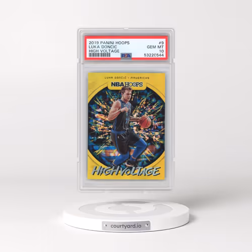 2019 Panini Hoops High Voltage #9 Luka Doncic (PSA 10 GEM MINT)