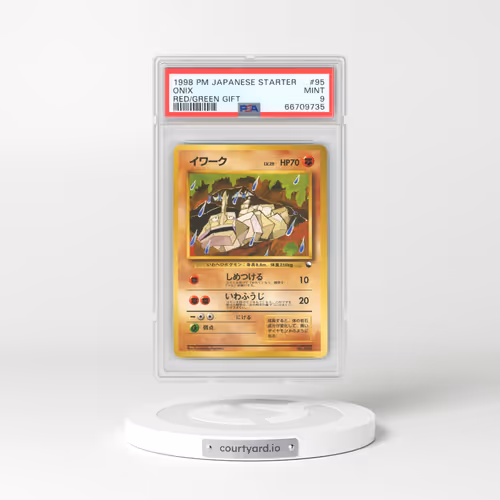 1998 Pokémon Red/Green Gift Set #95 Onix (PSA 9 MINT)