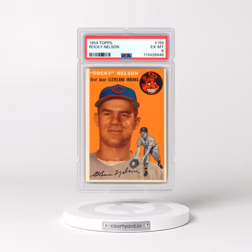 1954 Topps #199 Rocky Nelson (PSA 6 EX-MT)