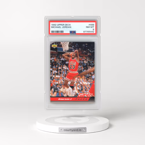 1992 Upper Deck #488 Michael Jordan (PSA 8 NM-MT)