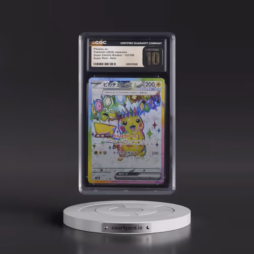 2024 Super Electric Breaker - sv8 #122/106 Pikachu ex - Super Rare Holo (CGC 10 PRISTINE)