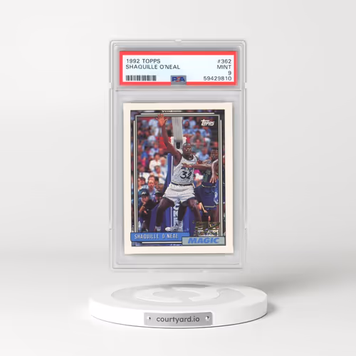 1992 Topps #362 Shaquille O'Neal (PSA 9 MINT)