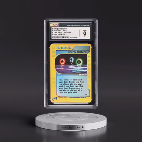 2002 Expedition #141/165 Energy Restore - Reverse Holo (CGC 9 MINT)